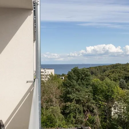 شقة Norwida Studio With Balcony Overlooking The Sea By Renters *